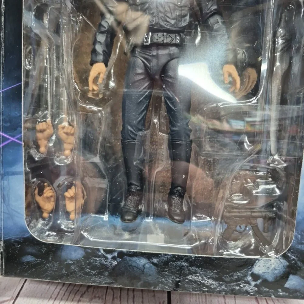 NECA Terminator Judgment Day T-1000 Motorcycle‎ Cop 7 Inch Action BAF Figure